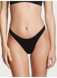 Хлопковые Трусики Стринги Victoria's Secret Stretch Cotton High-Leg Scoop Thong Panty_2