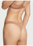 Хлопковые Трусики Стринги Victoria's Secret Stretch Cotton High-Leg Scoop Thong Panty_2