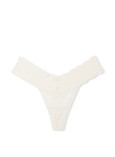 Трусики Стрінги Мереживні Victoria's Secret The Lacie Lace Thong Panty_3
