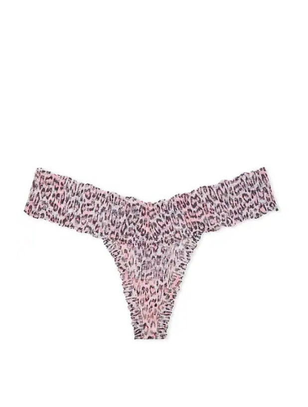 Трусики Стрінги Мереживні Victoria's Secret The Lacie Lace Thong Panty_3