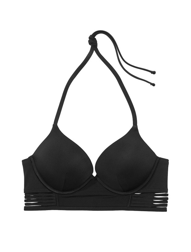 Купальник Victoria's Secret Victoria's Secret Swim VS Archives Swim Bombshell Push-Up Longline Bikini Top & VS Archives Swim Strappy Hipster Brazilian Bikini Bottom_4