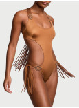 Суцільний Купальник Victoria's Secret з Вирізами та Бахромою Swim VS Archives Swim Macrame Fringe Monokini One-Piece Swimsuit_1