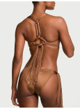 Суцільний Купальник Victoria's Secret з Вирізами та Бахромою Swim VS Archives Swim Macrame Fringe Monokini One-Piece Swimsuit_2