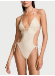 Суцільний Купальник Монокіні В'язаний Victoria's Secret Swim Crochet Monokini One-Piece Swimsuit_1