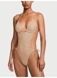 Суцільний Купальник Монокіні В'язаний Victoria's Secret Swim Crochet Monokini One-Piece Swimsuit_1