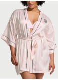 Халат Victoria's Secret Satin Short Piped Robe_7