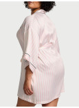 Халат Victoria's Secret Satin Short Piped Robe_8