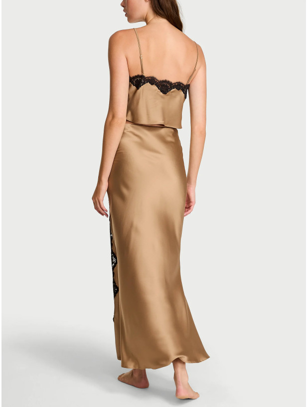 Набір Топ та Спідниця Victoria's Secret Dream Angels Satin Lace-Trim Cropped Top & Slip Skirt Set_2