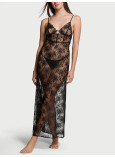 Нічна Сорочка Victoria's Secret Rose Lace Long Slip_2