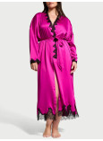 Халат Victoria's Secret Satin & Rose Lace Open-Back Long Robe_2