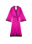 Халат Victoria's Secret Satin & Rose Lace Open-Back Long Robe_3