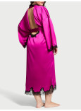 Халат Victoria's Secret Satin & Rose Lace Open-Back Long Robe_1