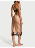 Набір Бюстгальтер-Бралет та Спідниця Міді Victoria's Secret Satin Rose Lace-Trim Bralette & Midi Skirt Set_2