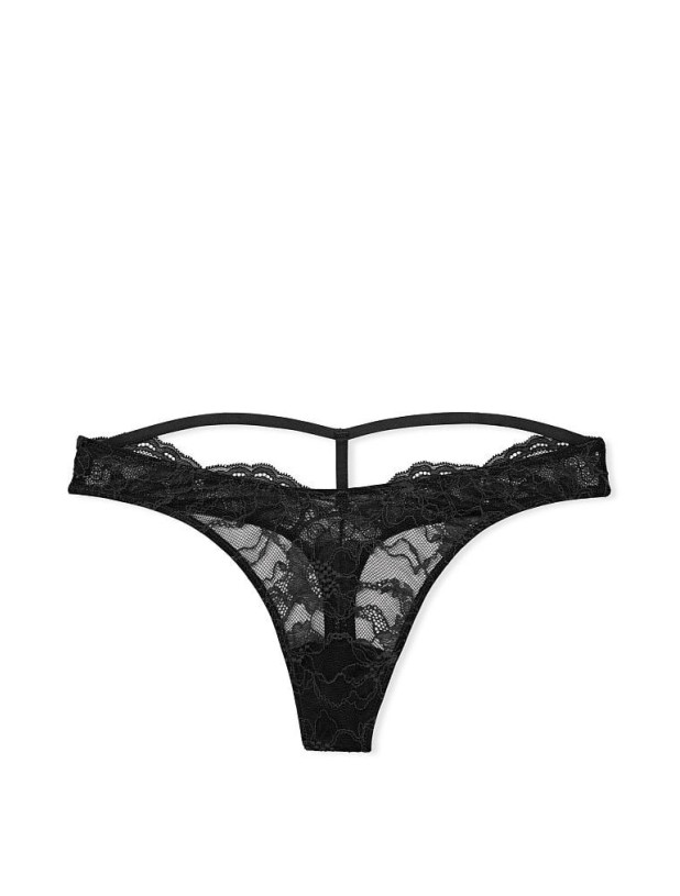 Трусики зі Стразами Victoria's Secret Very Sexy Shine Strap Cutout Back Thong Panty_3