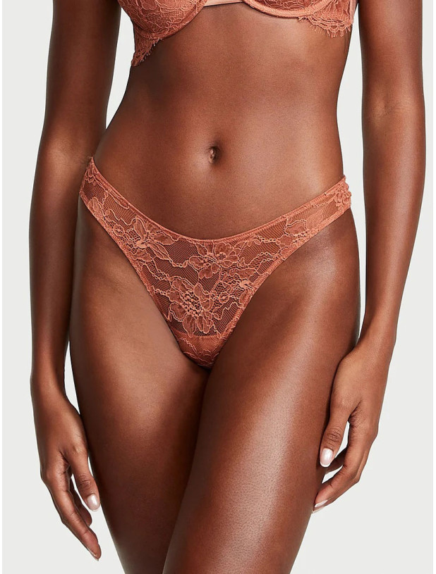 Трусики со Стразами Victoria's Secret Very Sexy Shine Strap Cutout Back Thong Panty_2