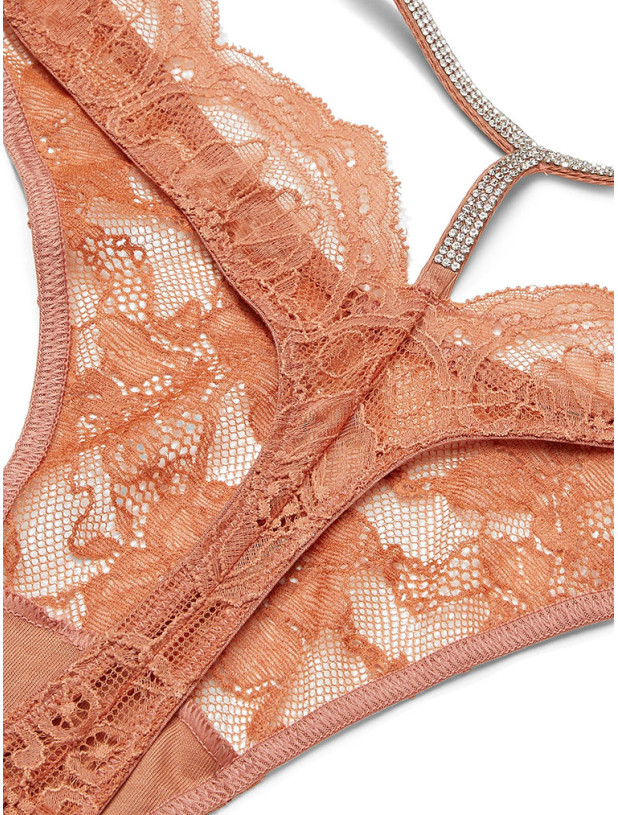 Трусики со Стразами Victoria's Secret Very Sexy Shine Strap Cutout Back Thong Panty_4