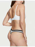 Хлопковые Трусики Стринги Victoria's Secret Stretch Cotton High-Leg Scoop Thong Panty_3