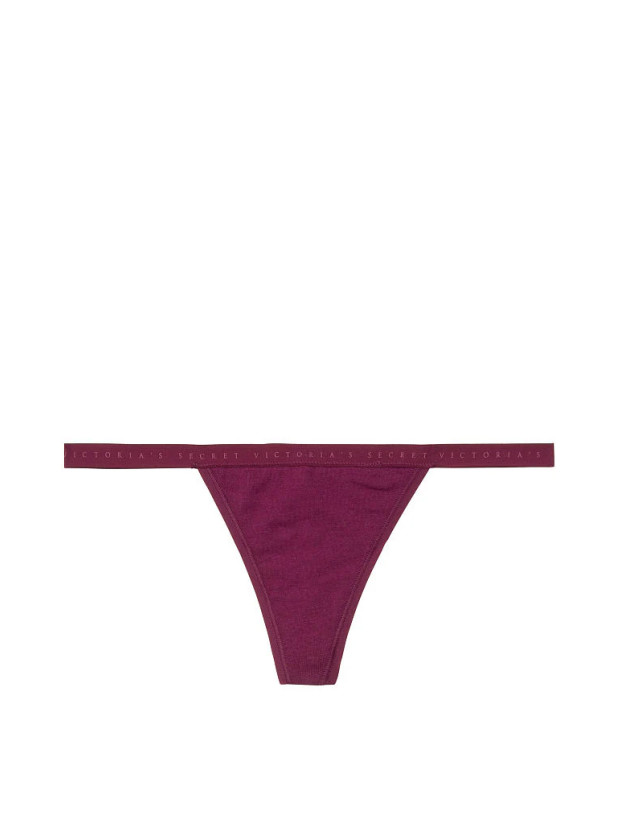 Трусики Стрінги Victoria's Secret Stretch Cotton V-String Panty_3