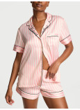 Піжама з Шортами Victoria's Secret Signature Satin Short Pajama Set_3