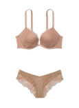 Комплект Білизни Victoria's Secret Very Sexy Bombshell Add-2-Cups Rose Lace Push-Up Bra & Very Sexy Rose Lace-Trim High-Leg Cheeky Panty_6
