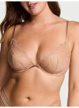 Комплект Білизни Victoria's Secret Very Sexy Rose Lace Unlined Low-Cut Demi Bra & Very Sexy Rose Lace Adjustable V-String Panty_2