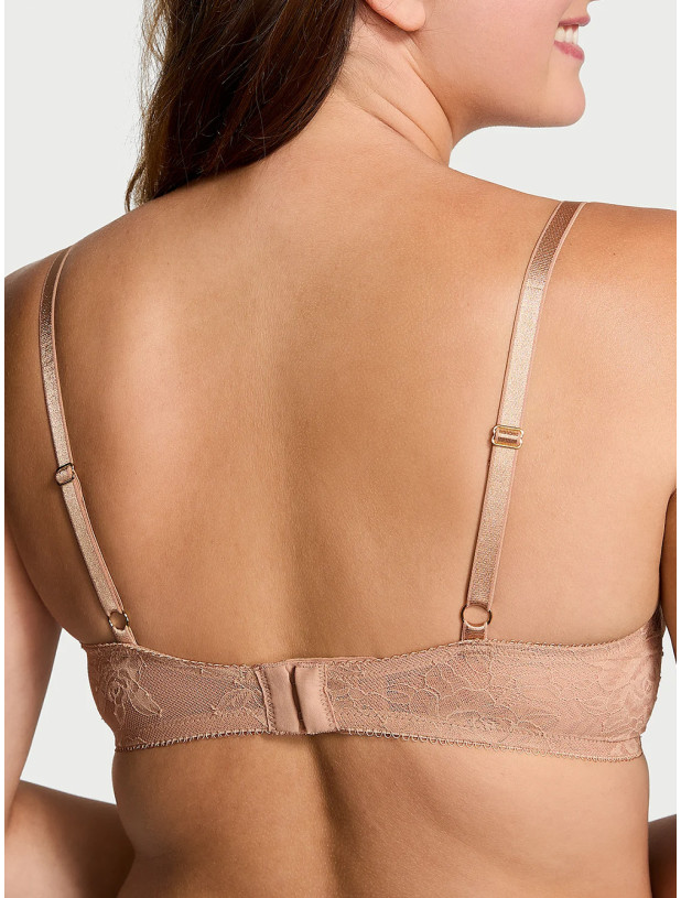 Комплект Білизни Victoria's Secret Very Sexy Rose Lace Unlined Low-Cut Demi Bra & Very Sexy Rose Lace Adjustable V-String Panty_6