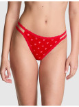 Бавовняні Трусики Стрінги Victoria's Secret PINK Wink Strappy Thong Panty_1