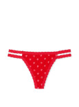 Бавовняні Трусики Стрінги Victoria's Secret PINK Wink Strappy Thong Panty_3