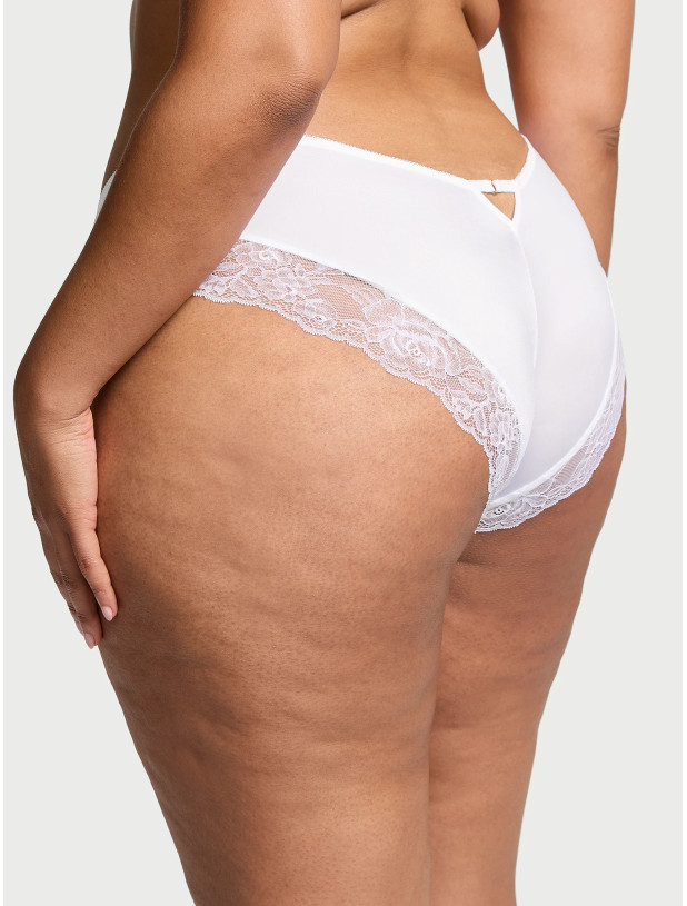 Трусики Чікі Мереживні Victoria's Secret Very Sexy Rose Lace-Trim High-Leg Cheeky Panty_3