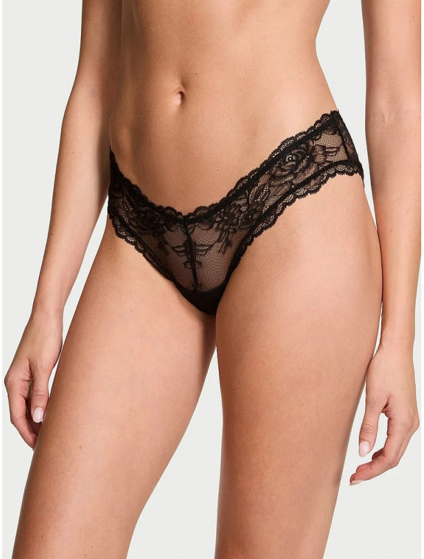 Комплект Білизни з Мереживом Victoria's Secret Very Sexy Rose Lace Push-Up Bra & Rose Lace High-Leg Cheeky Panty_10