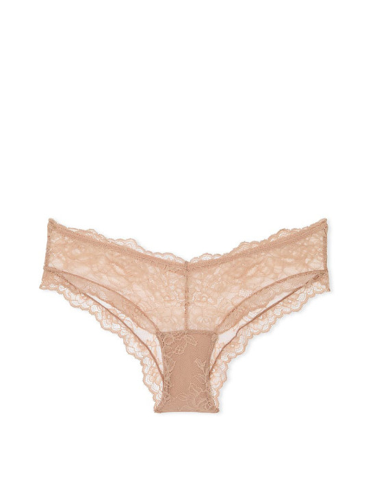 Трусики Чікі Мереживні Victoria's Secret Very Sexy Rose Lace High-Leg Cheeky Panty