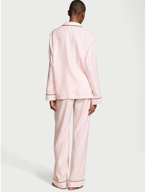 Піжама Фланелева Victoria's Secret Flannel Long Pajama Set_2