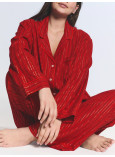Піжама Фланелева Victoria's Secret Flannel Long Pajama Set_1
