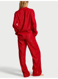 Піжама Фланелева Victoria's Secret Flannel Long Pajama Set_4