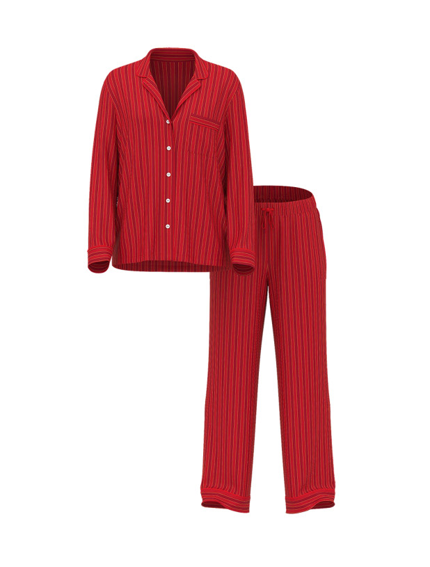 Піжама Фланелева Victoria's Secret Flannel Long Pajama Set_5