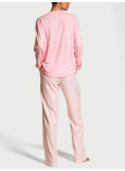 Піжама Фланелева Victoria's Secret Flannel Long-Sleeve Tee-Jama Set_2