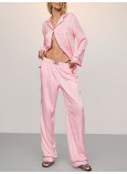 Піжама Victoria's Secret Signature Satin Shine Long Pajama Set_1