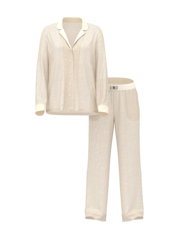 Піжама Victoria's Secret Sequin Shine Long Pajama Set_4
