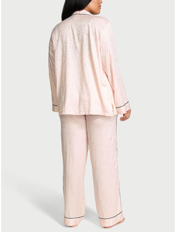 Піжама Victoria's Secret Glazed Satin Dew Drop Long Pajama Set_2