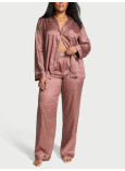 Піжама Victoria's Secret Glazed Satin Dew Drop Long Pajama Set_1