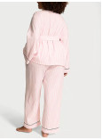 Піжама Фланелева Victoria's Secret Flannel Wrap Long Pajama Set_3