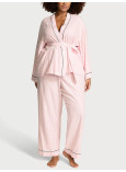 Піжама Фланелева Victoria's Secret Flannel Wrap Long Pajama Set_2