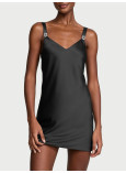 Нічна Сорочка зі Стразами Victoria's Secret Very Sexy Scattered Shine Strap Satin Strappy-Back Slip_5