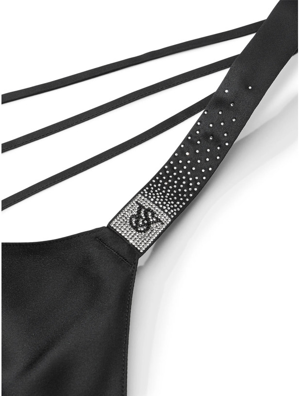 Нічна Сорочка зі Стразами Victoria's Secret Very Sexy Scattered Shine Strap Satin Strappy-Back Slip_7