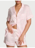 Піжама з Шортами Victoria's Secret Signature Satin Short Pajama Set_1
