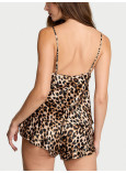 Піжама Victoria's Secret Very Sexy  Satin Rose Lace-Trim Cami & Flutter Short Set_2
