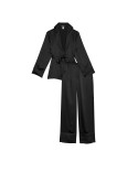 Піжама Victoria's Secret Dream Satin Wrap Top Long Pajama Set_3