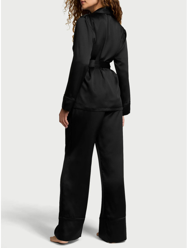 Піжама Victoria's Secret Dream Satin Wrap Top Long Pajama Set_2