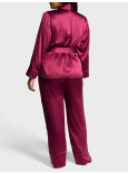 Піжама Victoria's Secret Dream Satin Wrap Top Long Pajama Set_2