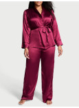 Піжама Victoria's Secret Dream Satin Wrap Top Long Pajama Set_1